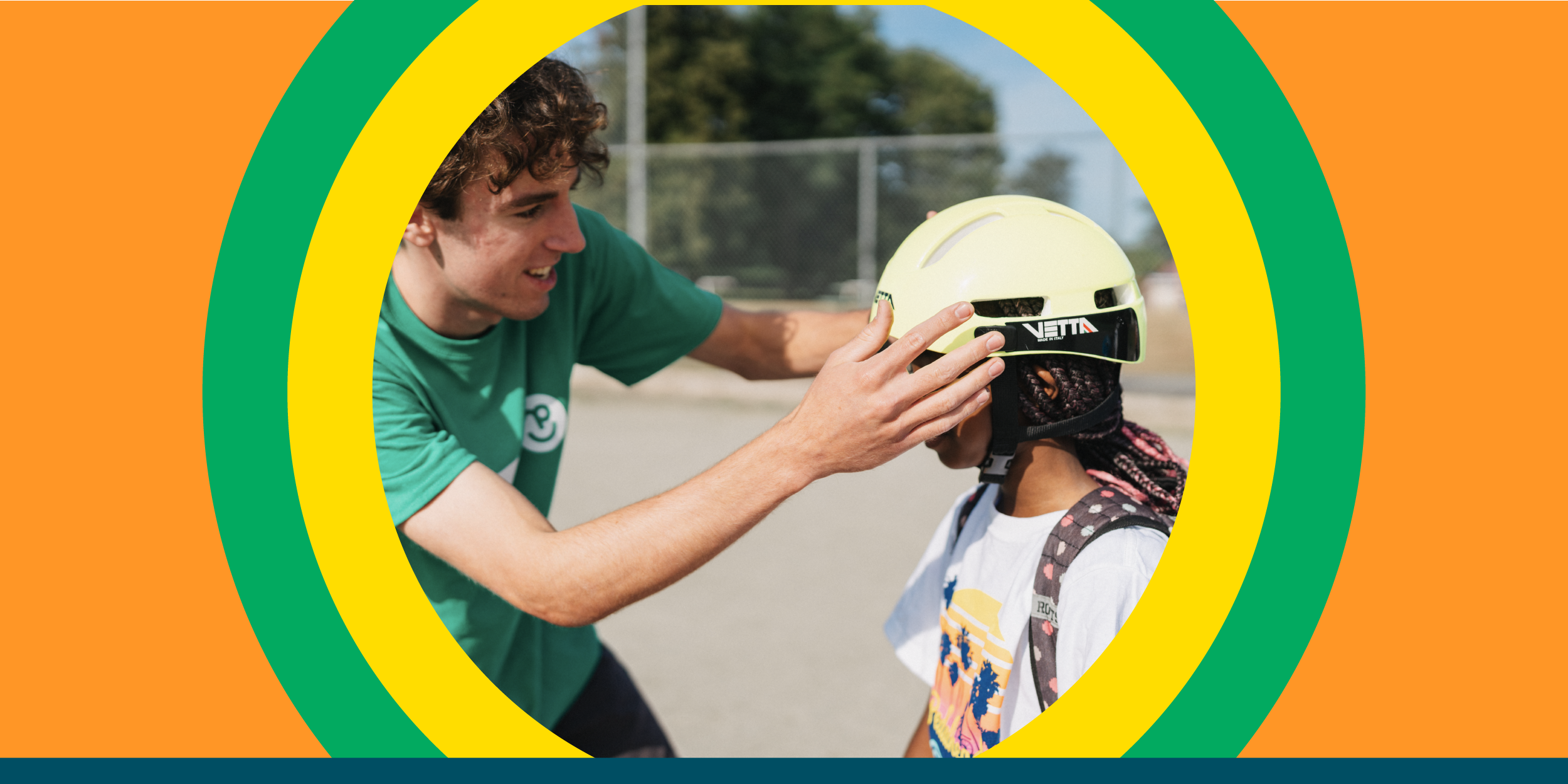 instructor-helping-child-properly-fit-helmet-for-safe-riding